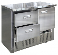 Стол холодильный Finist СХСн-600-1/2 (нижний холодильный агрегат) 