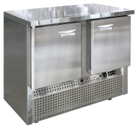 Стол холодильный Finist СХСн-700-2 (нижний холодильный агрегат, без борта) 
