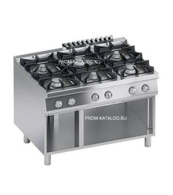 Плита газовая 6-конфорочная с открытым шкафом ATA K4GCUP15VV